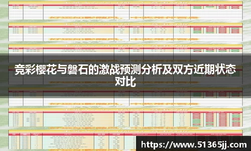 竞彩樱花与磐石的激战预测分析及双方近期状态对比